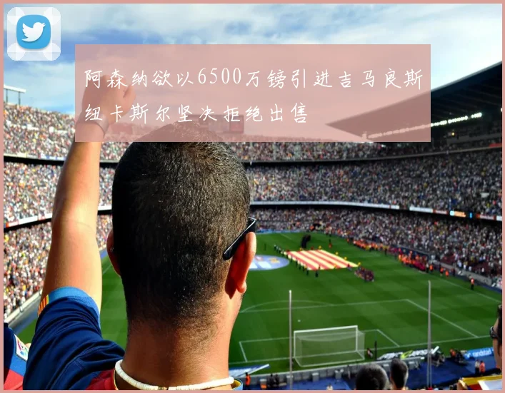 阿森纳欲以6500万镑引进吉马良斯纽卡斯尔坚决拒绝出售