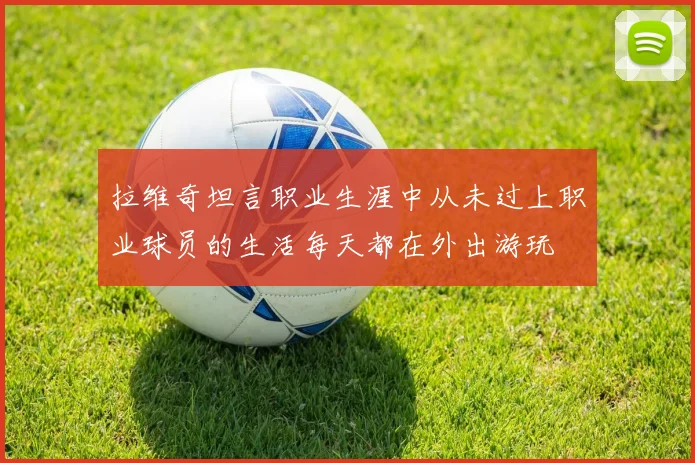 拉维奇坦言职业生涯中从未过上职业球员的生活每天都在外出游玩